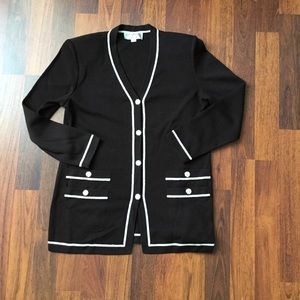 Gorgeous Dark Brown St. John Collection Jacket